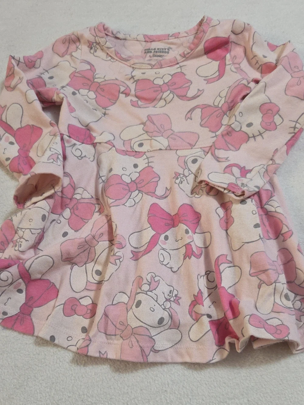SANRIO HELLO KITTY LONG SLEEVED DRESS